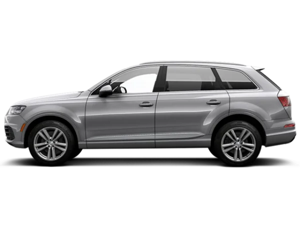 Grey Audi Q7 SUV PNG Transparent Background