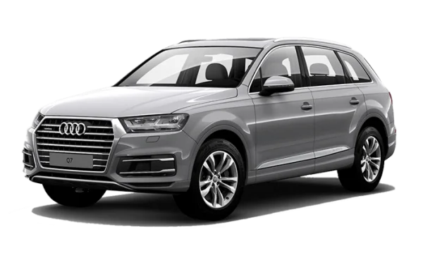 Gray Audi Q7 SUV Transparent PNG