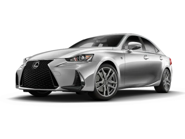Silver Lexus Car PNG Transparent Background