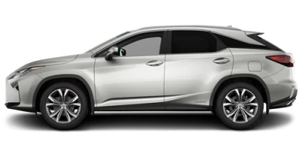 Silver Luxury SUV PNG Transparent Background