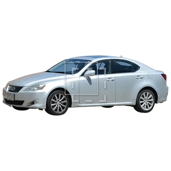 Silver Lexus Sedan Car PNG