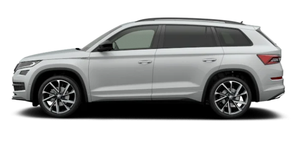 Silver SUV Car PNG Transparent Background