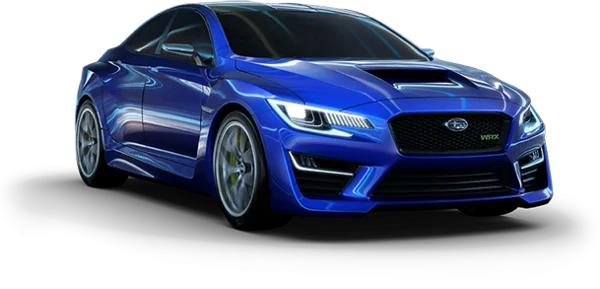 Blue Subaru WRX Concept Car PNG