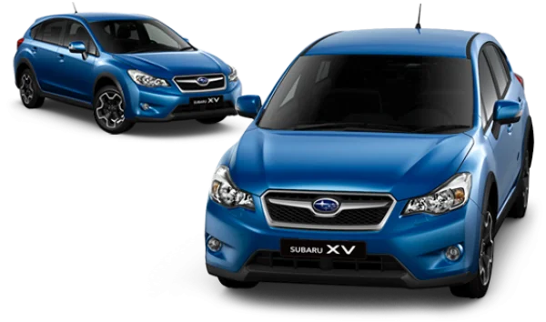 Blue Subaru XV Cars PNG Transparent Background
