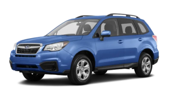 Blue Subaru Forester SUV PNG Transparent Background