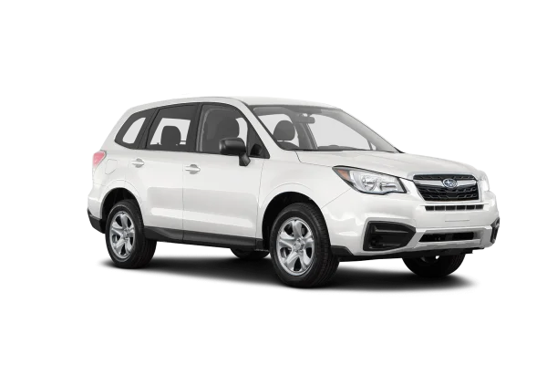 White Subaru Forester SUV PNG Transparent Background