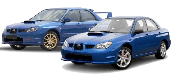 Blue Subaru WRX STi Cars PNG Transparent