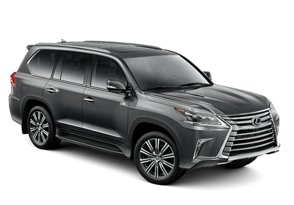 Dark Grey Lexus LX SUV Transparent PNG