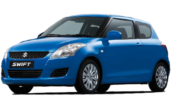 Blue Suzuki Swift Car PNG Transparent Background