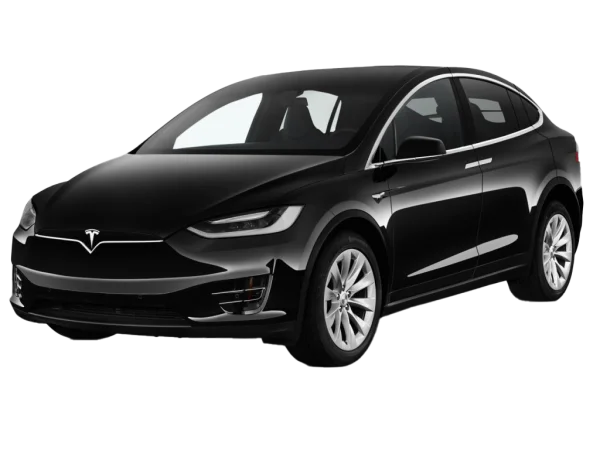 Black Tesla Model X PNG Transparent Background