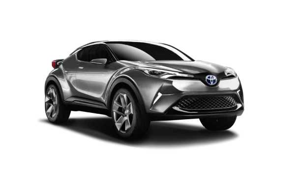 Gray Toyota C-HR Concept Car PNG Transparent Background