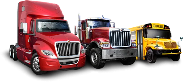 International Trucks and School Bus PNG Transparent Background