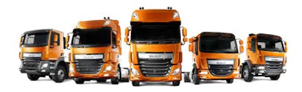 DAF Trucks Collection Transparent Background PNG