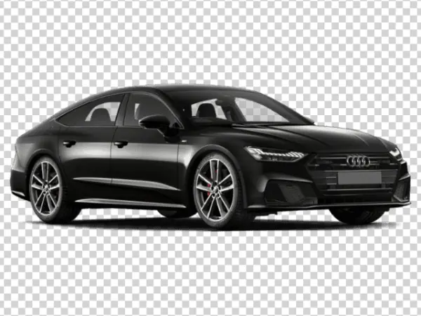 Black Audi Luxury Car PNG Transparent Background