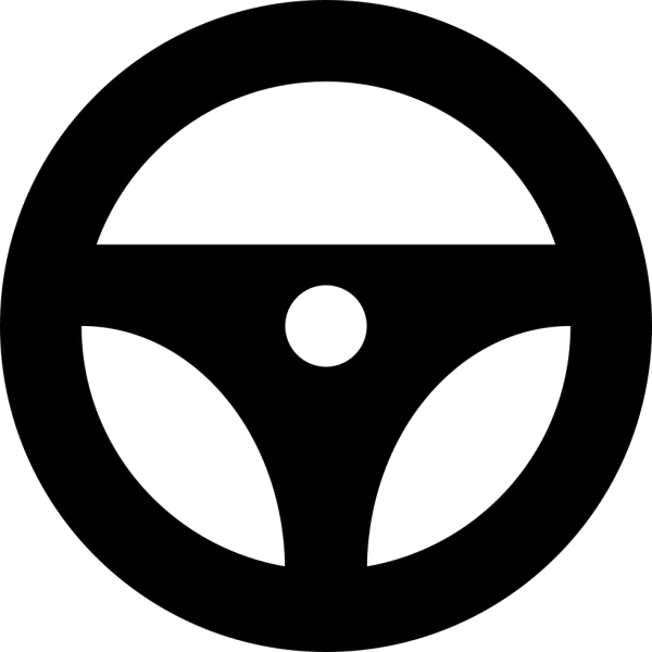 Steering Wheel Icon PNG Transparent Background