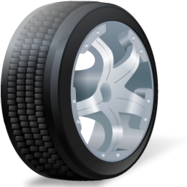 Car Wheel and Tire PNG Transparent Background