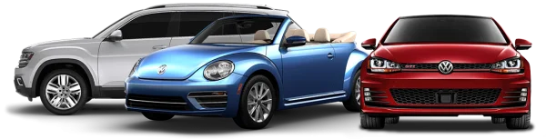 Volkswagen Car Lineup Transparent PNG