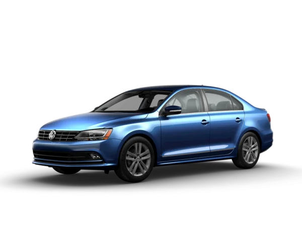 Blue Volkswagen Jetta Car PNG Transparent Background