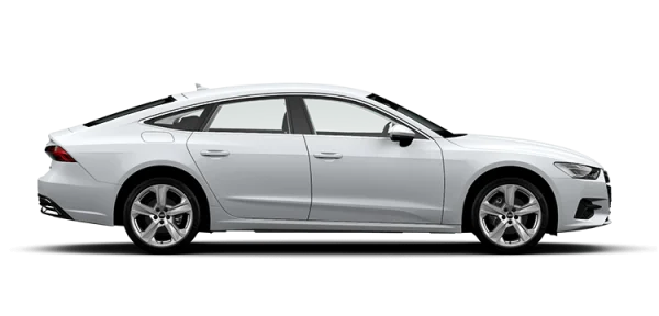 White Audi A7 Sportback Car PNG