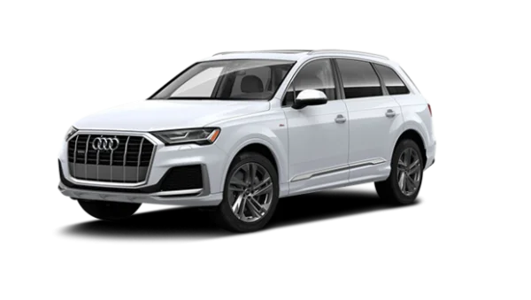 White Audi Q7 PNG Transparent Background