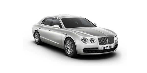 Silver Bentley Luxury Car PNG Transparent Background