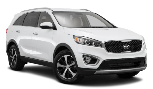 White Kia Sorento SUV PNG Transparent Background
