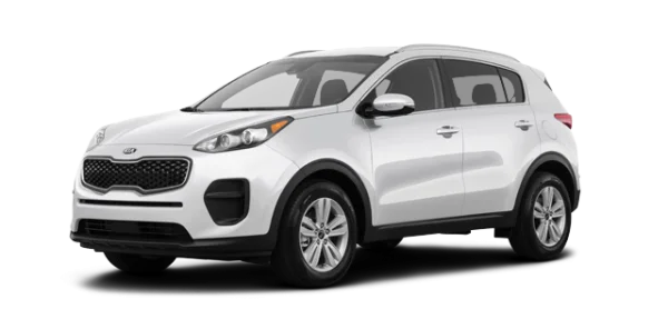 White Kia Sportage SUV PNG Transparent