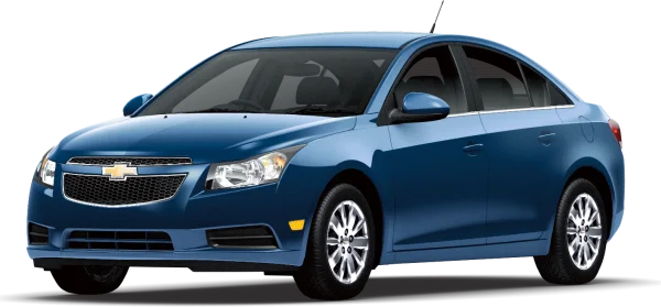 Blue Chevrolet Cruze Car PNG Transparent Background