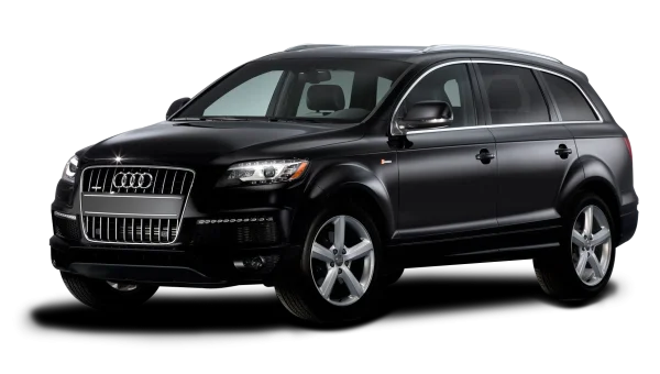 Black Audi Q7 SUV PNG Transparent