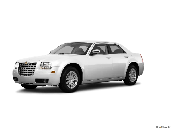 Silver Chrysler 300 Sedan PNG Transparent Background