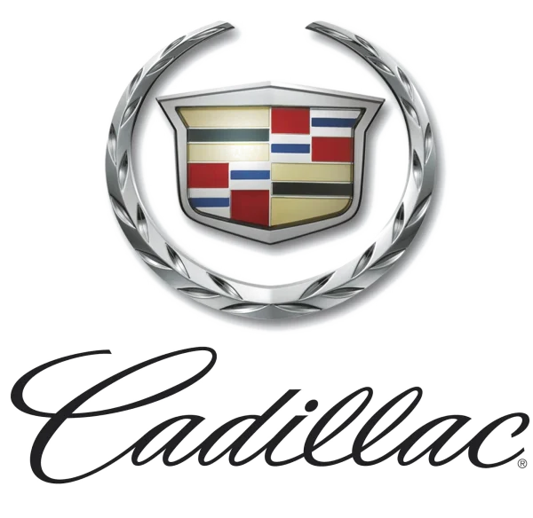 Cadillac Logo with Script Text PNG Transparent