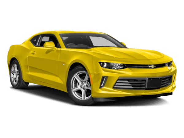 Yellow Chevrolet Camaro PNG Transparent Background