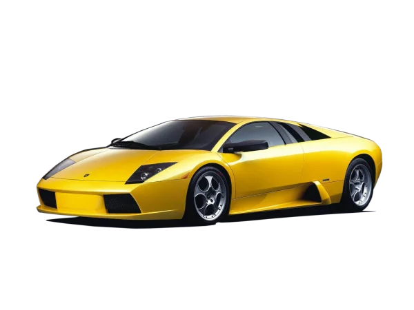 Yellow Lamborghini Murcielago PNG Transparent Background