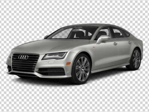 Silver Audi Sportback Car PNG Transparent
