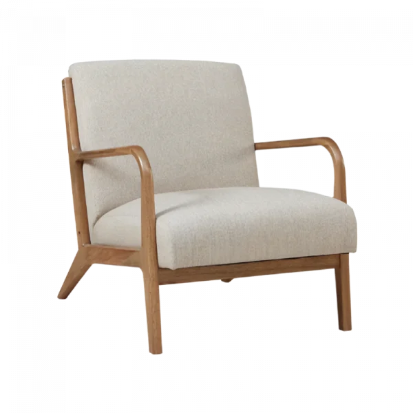 Modern Beige Armchair PNG