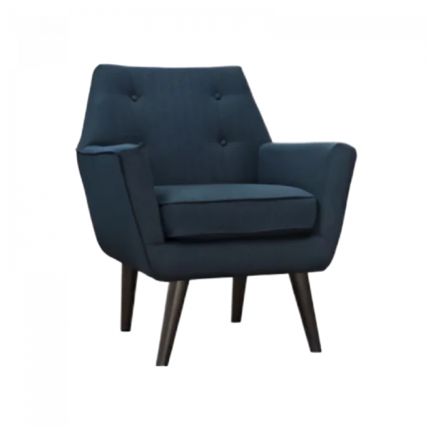 Dark Blue Armchair PNG Transparent Background