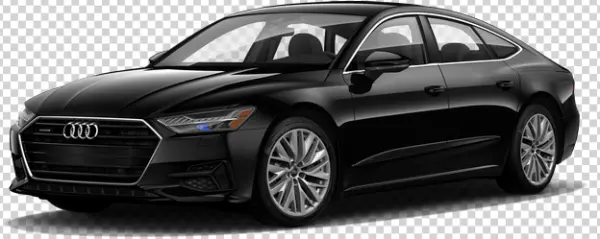 Black Audi A7 Sportback PNG Transparent