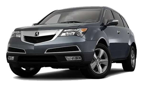 Dark Gray Acura MDX SUV PNG Transparent Background