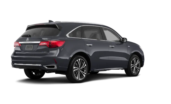 Dark Gray Acura MDX SUV PNG Transparent Background
