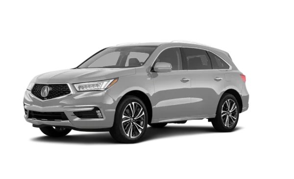 Gray Acura MDX SUV Transparent PNG