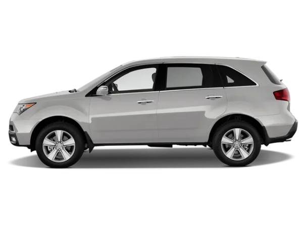 Silver SUV Car PNG Transparent Background