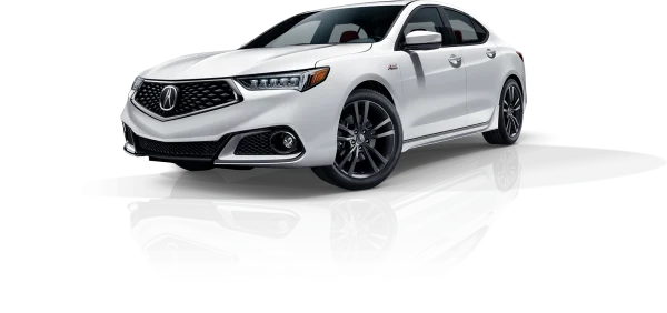 White Acura TLX Sedan PNG Transparent Background