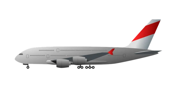 Large Passenger Airplane PNG Transparent