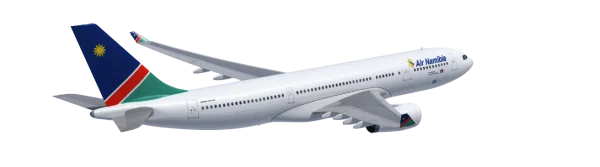 Air Namibia Airplane PNG Transparent Background