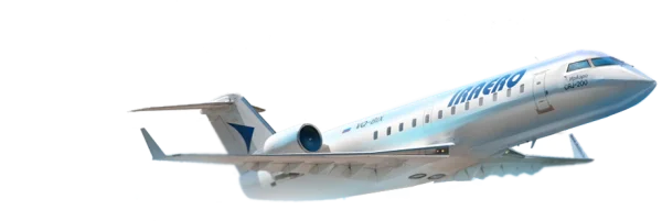 IrAero CRJ-200 Airplane PNG Transparent Background