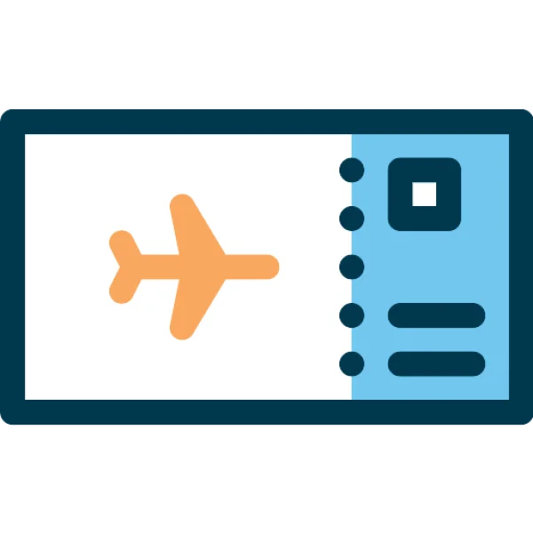 Airplane Ticket Icon Transparent PNG