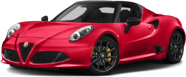 Red Sports Convertible Car PNG Transparent Background