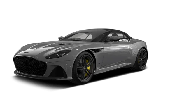 Grey Aston Martin DBS Superleggera Volante PNG