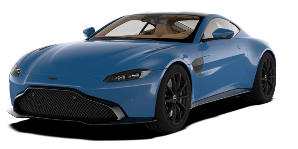 Blue Sports Car PNG Transparent Background