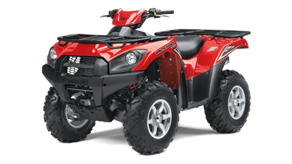 Red Kawasaki Brute Force ATV PNG Transparent